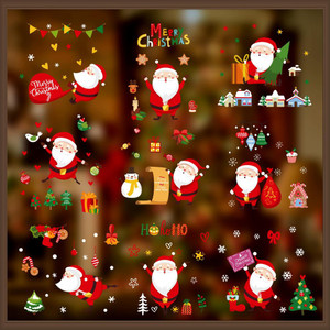 Vibrant Xmas Window Stickers - Create Festive Memories | Reusable Stickers | Easy to Apply | Premium Quality Material | Wide Application - Cupid